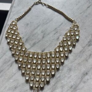 Elegant Gold Statement Necklace